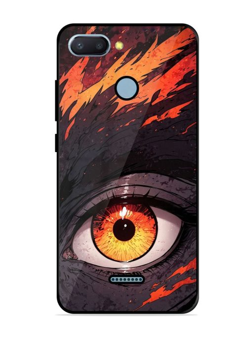 Inferno Gaze Glossy Soft Edge Case for Xiaomi Redmi 6 Chachhi