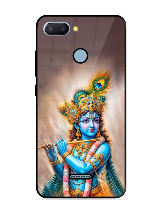 Divine Krishna Glossy Soft Edge Case for Xiaomi Redmi 6 Chachhi