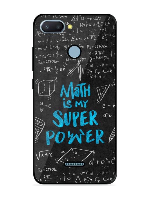 Math Magic Glossy Soft Edge Case for Xiaomi Redmi 6 Chachhi