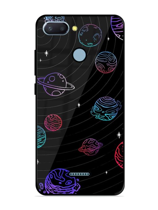 Cosmic Ballet Glossy Soft Edge Case for Xiaomi Redmi 6 Chachhi