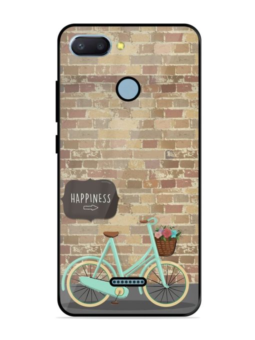 Pedaling Towards Happiness Glossy Soft Edge Case for Xiaomi Redmi 6 Chachhi