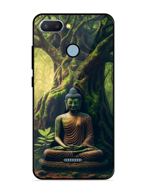 Green Buddha Art Glossy Soft Edge Case for Xiaomi Redmi 6 Chachhi