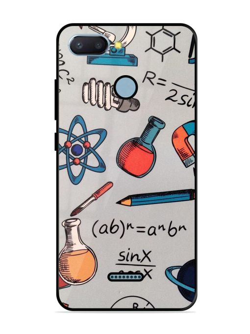 Science Doodle Glossy Soft Edge Case for Xiaomi Redmi 6 Chachhi