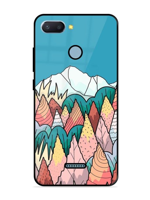 Mountain Dreamscape Glossy Soft Edge Case for Xiaomi Redmi 6 Chachhi