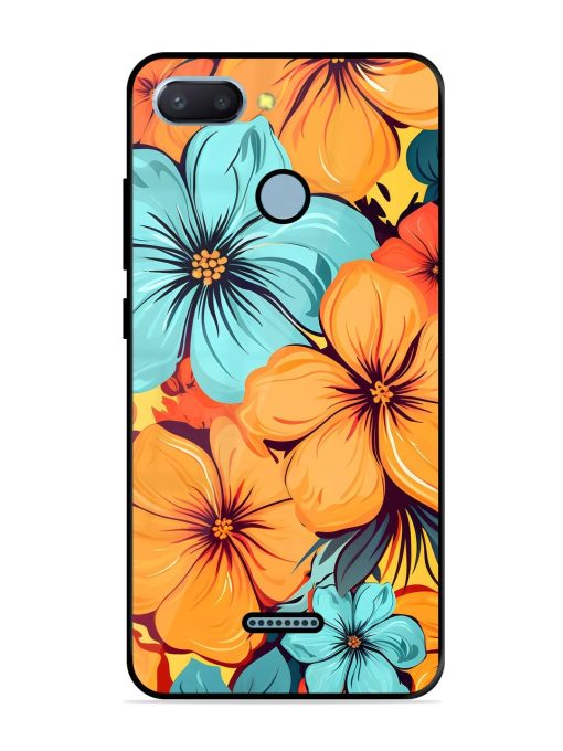 Tropical Bloom Glossy Soft Edge Case for Xiaomi Redmi 6