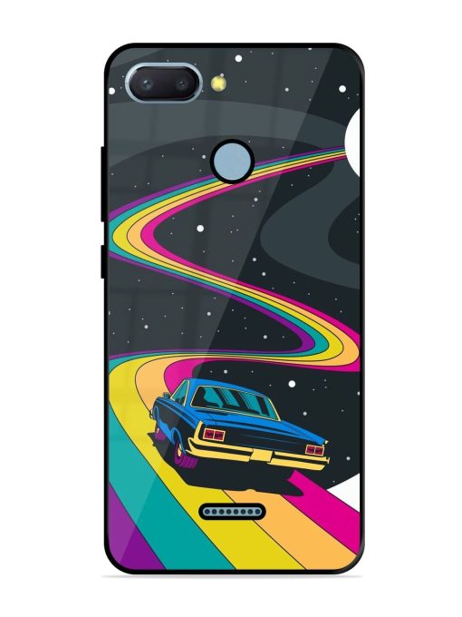 Rainbow Road Glossy Soft Edge Case for Xiaomi Redmi 6 Chachhi