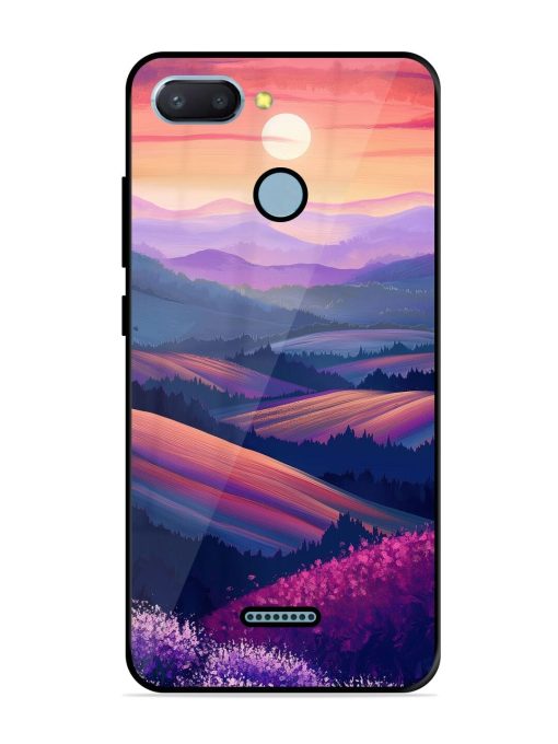 Twilight'S Embrace Glossy Soft Edge Case for Xiaomi Redmi 6