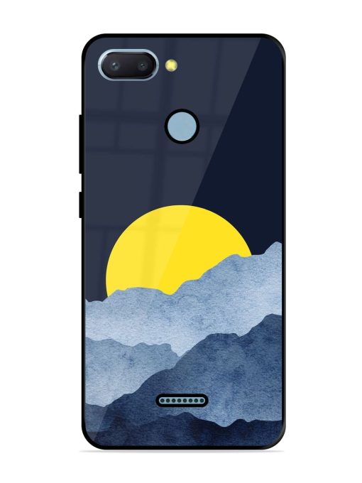 Golden Hour Horizon Glossy Soft Edge Case for Xiaomi Redmi 6 Chachhi