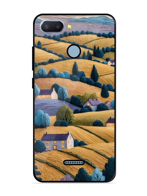 Rolling Hilltop Haven Glossy Soft Edge Case for Xiaomi Redmi 6 Chachhi