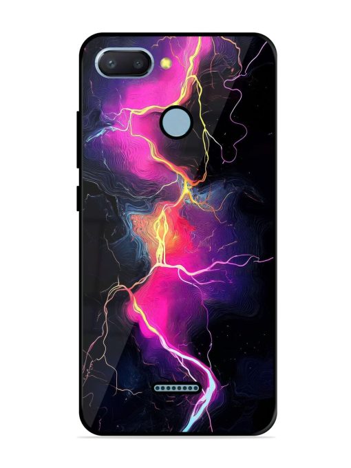 Electric Dreams Glossy Soft Edge Case for Xiaomi Redmi 6 Chachhi