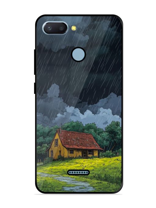 Rainy Day Retreat Glossy Soft Edge Case for Xiaomi Redmi 6 Chachhi