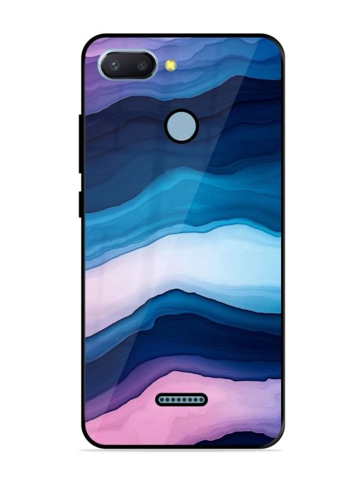 Oceanic Layers Glossy Soft Edge Case for Xiaomi Redmi 6 Chachhi