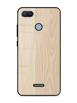 Textured Timber Glossy Soft Edge Case for Xiaomi Redmi 6