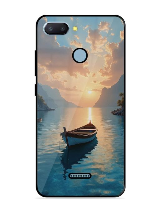 Serene Sunset Glossy Soft Edge Case for Xiaomi Redmi 6 Chachhi