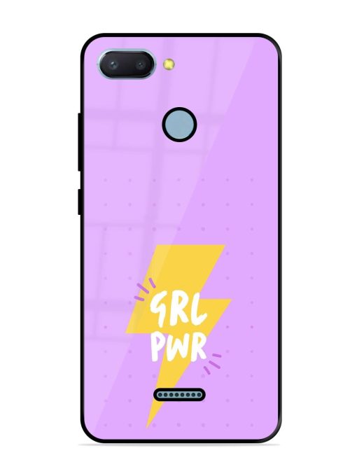 Girl Power Spark Glossy Soft Edge Case for Xiaomi Redmi 6 Chachhi