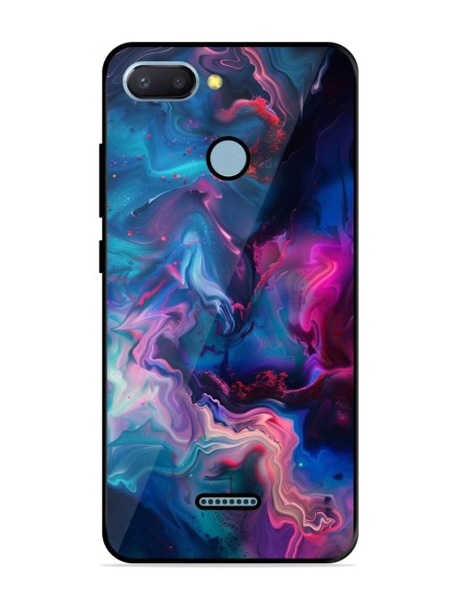 Cosmic Swirl Glossy Soft Edge Case for Xiaomi Redmi 6 Chachhi