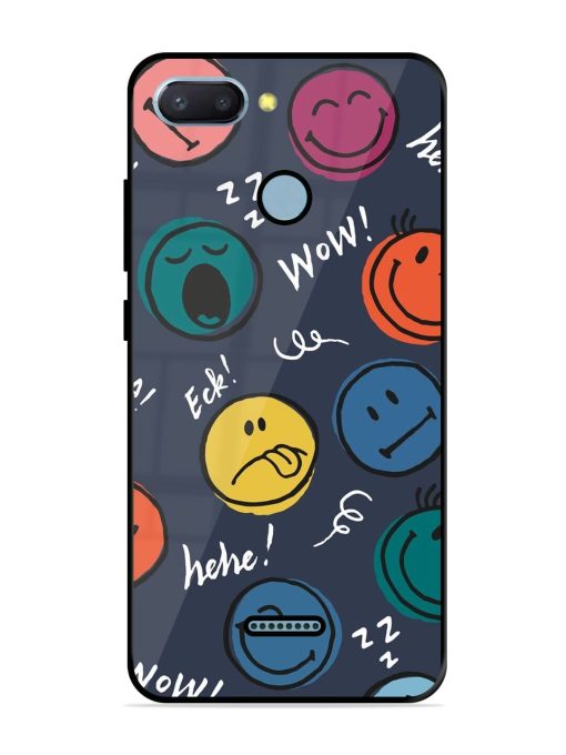 Emoticon Parade Glossy Soft Edge Case for Xiaomi Redmi 6 Chachhi