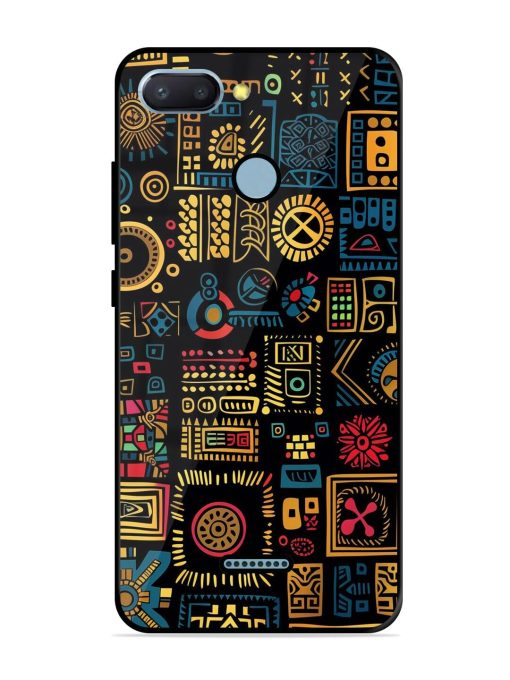 Tribal Tapestry Glossy Soft Edge Case for Xiaomi Redmi 6 Chachhi