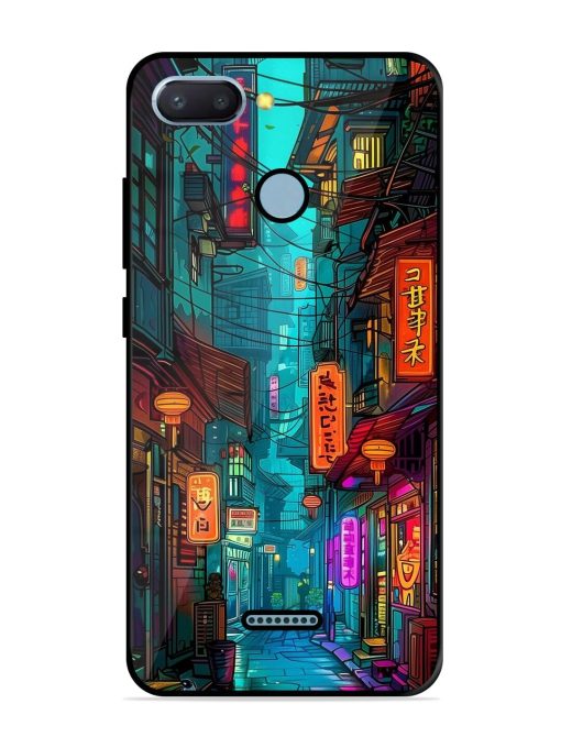 Neon Nightscape Glossy Soft Edge Case for Xiaomi Redmi 6