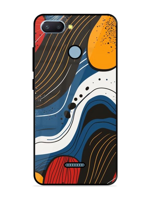 Abstract Expression Glossy Soft Edge Case for Xiaomi Redmi 6 Chachhi