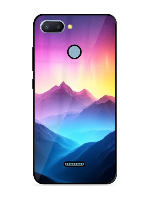 Cosmic Mountains Glossy Soft Edge Case for Xiaomi Redmi 6 Chachhi