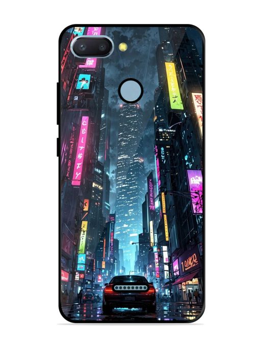 Neon Nightscape Glossy Soft Edge Case for Xiaomi Redmi 6 Chachhi