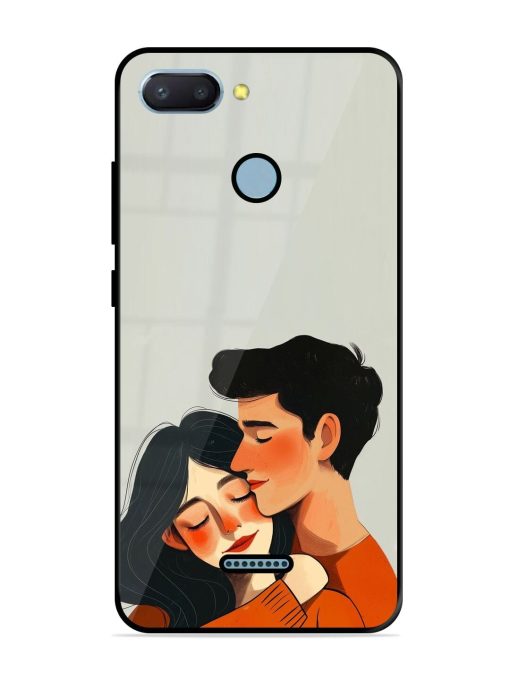 Craft Couples Glossy Soft Edge Case for Xiaomi Redmi 6 Chachhi