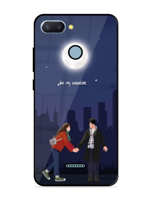 Moonlight Proposal Glossy Soft Edge Case for Xiaomi Redmi 6 Chachhi