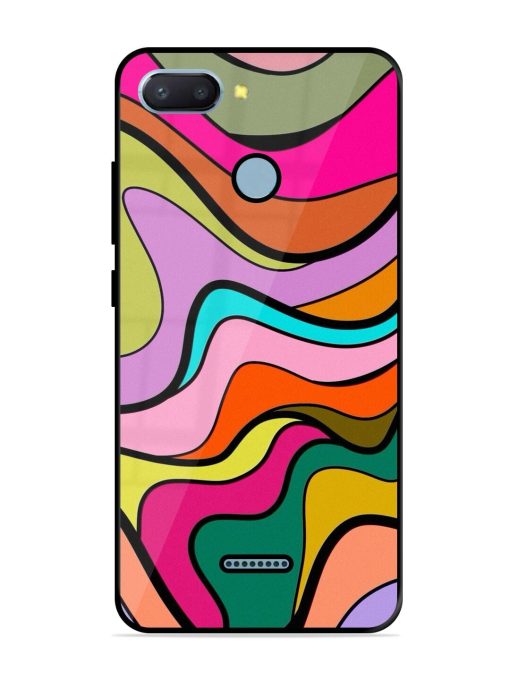 Wavy Wonder Glossy Soft Edge Case for Xiaomi Redmi 6 Chachhi