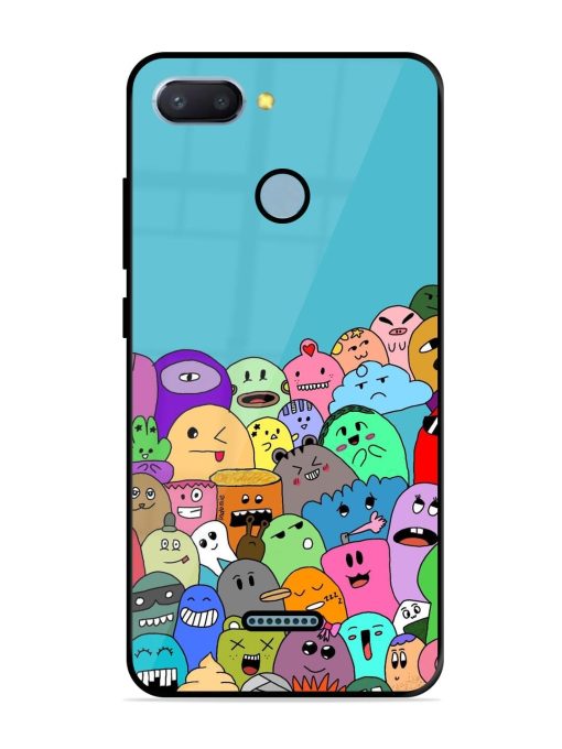 Monster Mash Glossy Soft Edge Case for Xiaomi Redmi 6 Chachhi