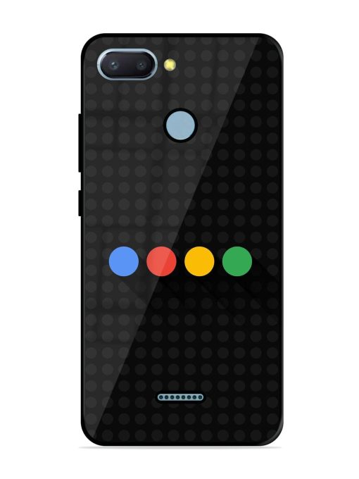 Google Dots Glossy Soft Edge Case for Xiaomi Redmi 6 Chachhi