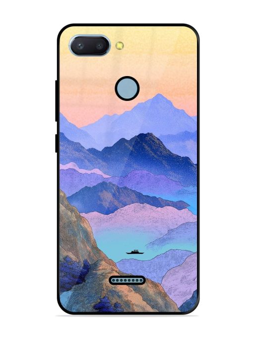 Mountain Mist Glossy Soft Edge Case for Xiaomi Redmi 6 Chachhi