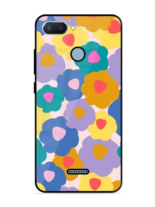 Flower Power Glossy Soft Edge Case for Xiaomi Redmi 6 Chachhi