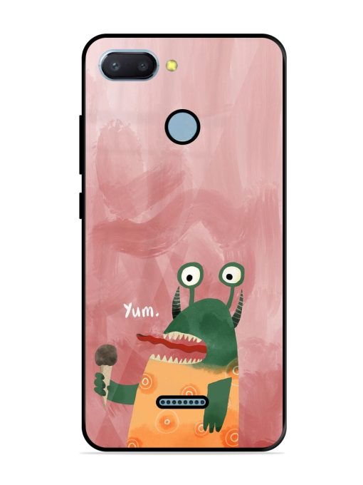 Hungry Monster Glossy Soft Edge Case for Xiaomi Redmi 6 Chachhi