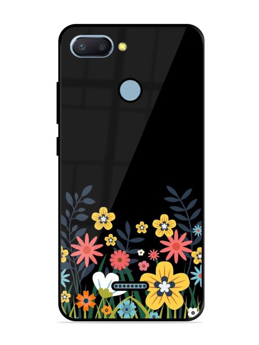 Floral Night Sky Glossy Soft Edge Case for Xiaomi Redmi 6 Chachhi