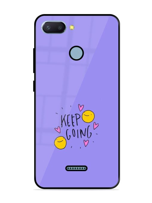 Smiling Through It All Glossy Soft Edge Case for Xiaomi Redmi 6 Chachhi