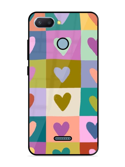 Box Of Hearts Glossy Soft Edge Case for Xiaomi Redmi 6 Chachhi