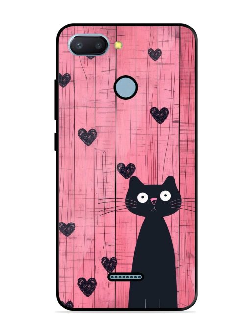 Feline Valentine'S Day Glossy Soft Edge Case for Xiaomi Redmi 6 Chachhi