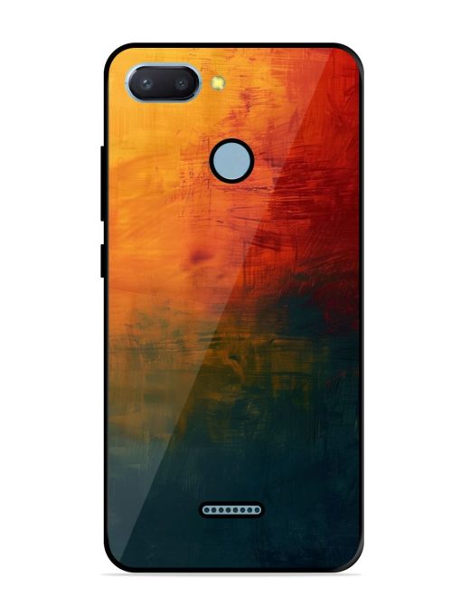 Golden Hour Canvas Glossy Soft Edge Case for Xiaomi Redmi 6 Chachhi