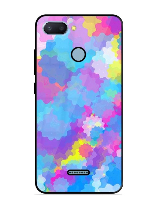 Psychedelic Cloud Burst Glossy Soft Edge Case for Xiaomi Redmi 6 Chachhi