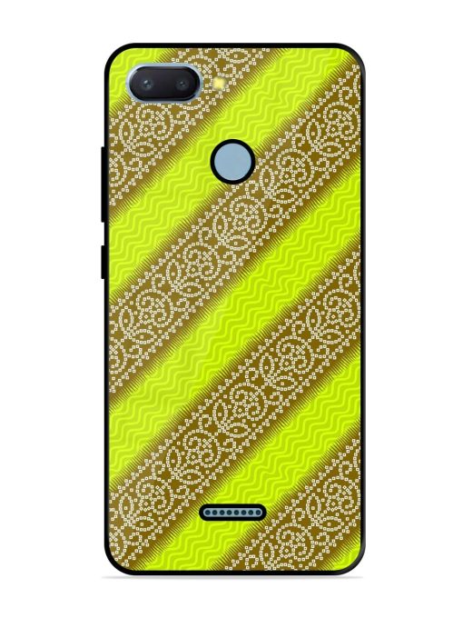 Golden Bandana Bliss Glossy Soft Edge Case for Xiaomi Redmi 6 Chachhi