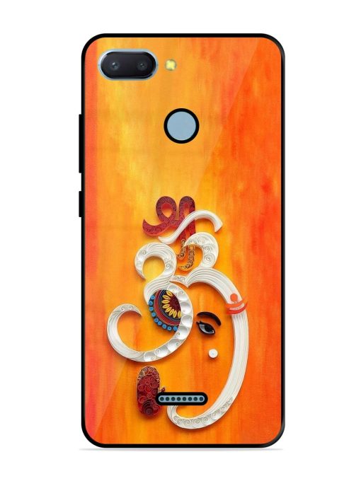 Ganesha In Quilling Art Glossy Soft Edge Case for Xiaomi Redmi 6 Chachhi