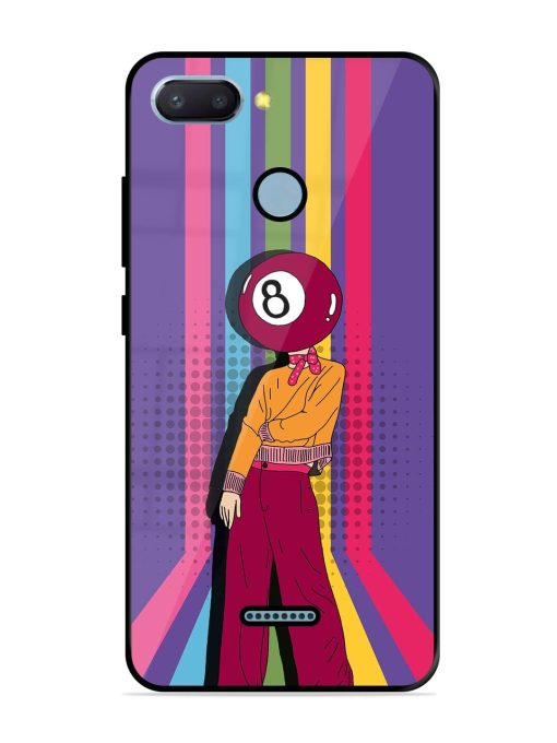 Eight Ball Fashionista Glossy Soft Edge Case for Xiaomi Redmi 6 Chachhi