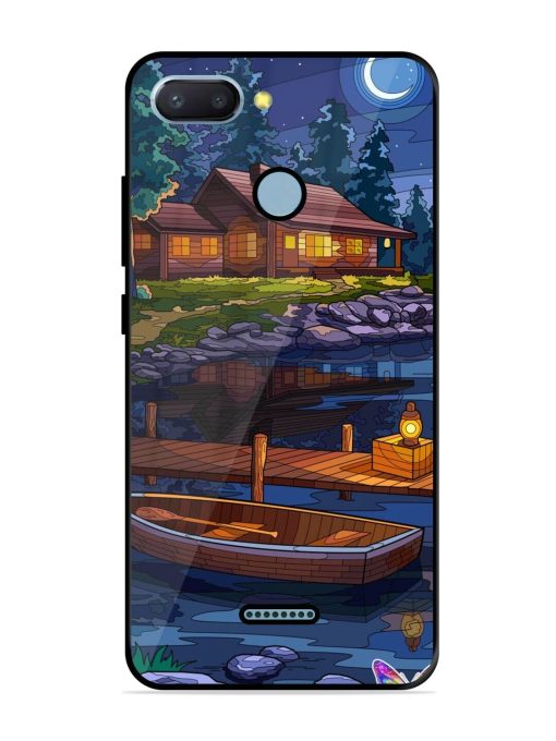 Moonlit Serenity Glossy Soft Edge Case for Xiaomi Redmi 6 Chachhi