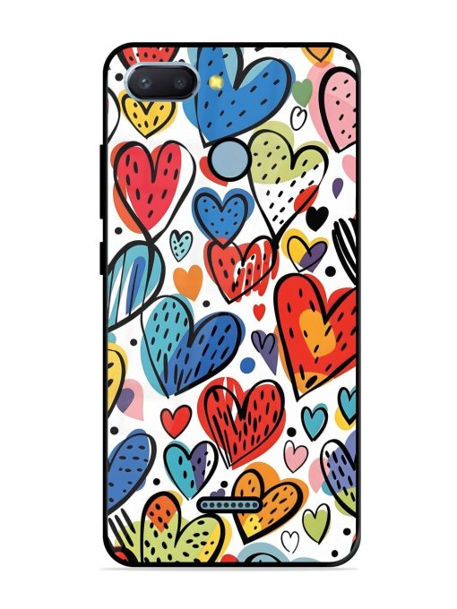 Heartfelt Harmony Glossy Soft Edge Case for Xiaomi Redmi 6 Chachhi