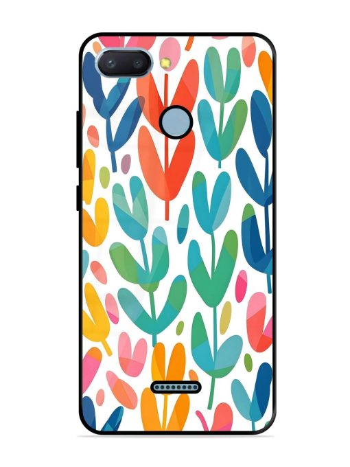 Rainbow Of Blooms Glossy Soft Edge Case for Xiaomi Redmi 6 Chachhi