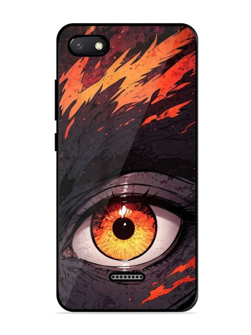 Inferno Gaze Glossy Soft Edge Case for Xiaomi Redmi 6A Chachhi