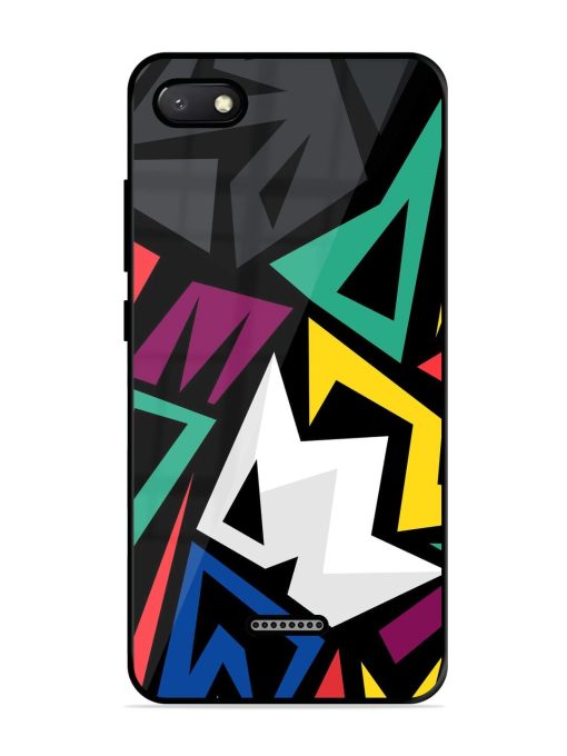 Chaotic Geometry Glossy Soft Edge Case for Xiaomi Redmi 6A Chachhi