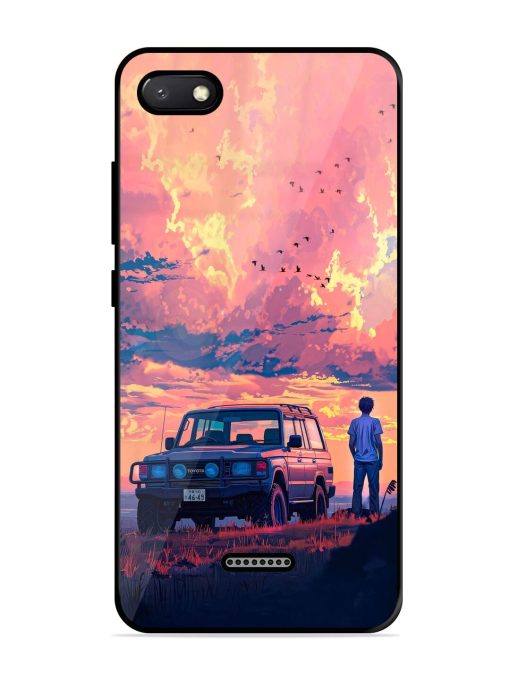 Solitude'S Horizon Glossy Soft Edge Case for Xiaomi Redmi 6A Chachhi