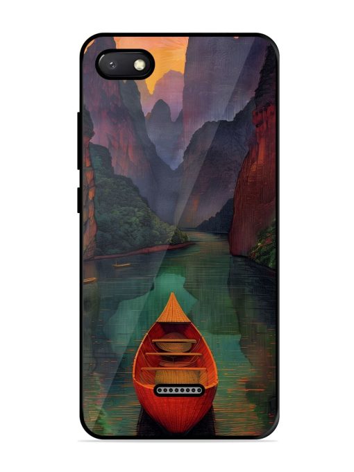 Serene Passage Glossy Soft Edge Case for Xiaomi Redmi 6A Chachhi